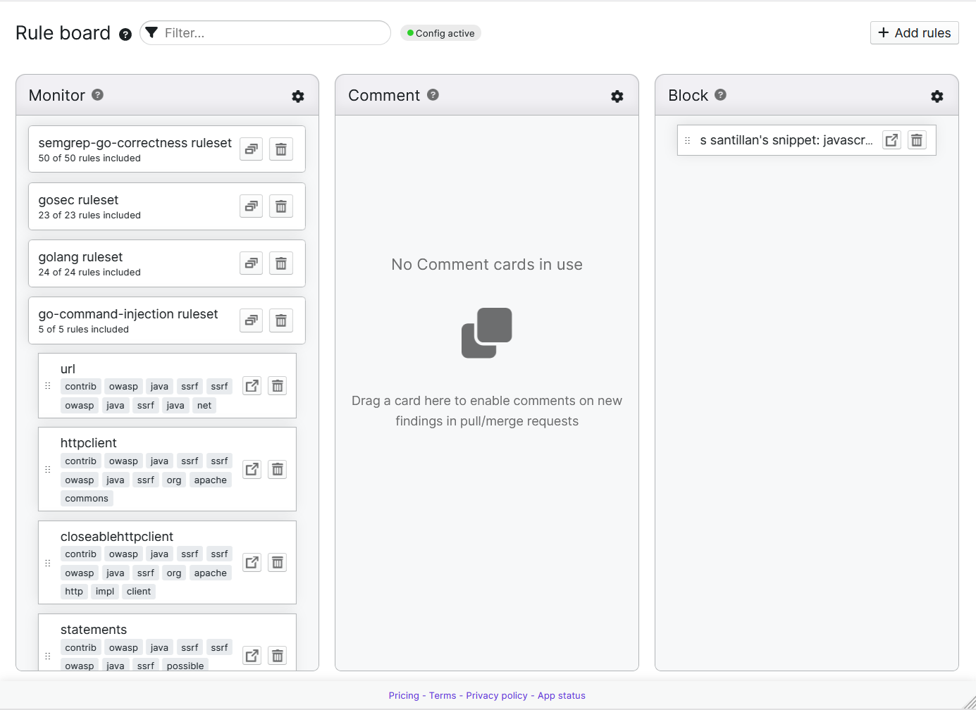 New rule board. New rule board.